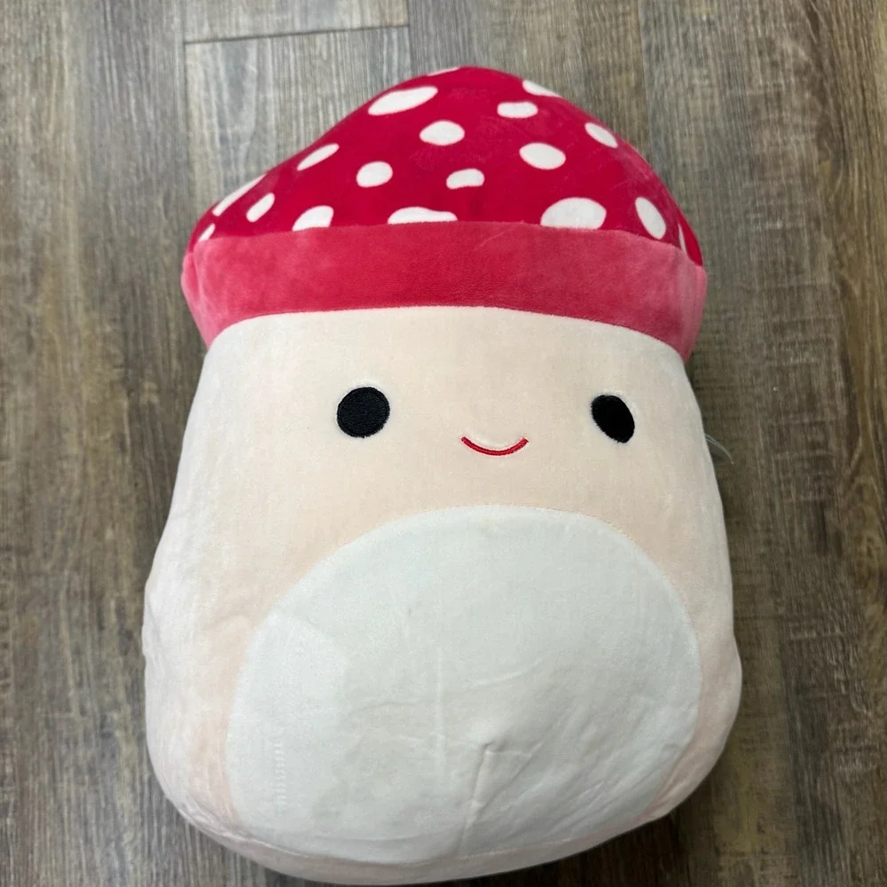 Kellytoy Squishmallows Malcolm Mushroom Plush‎ Toy 16 inch NWT